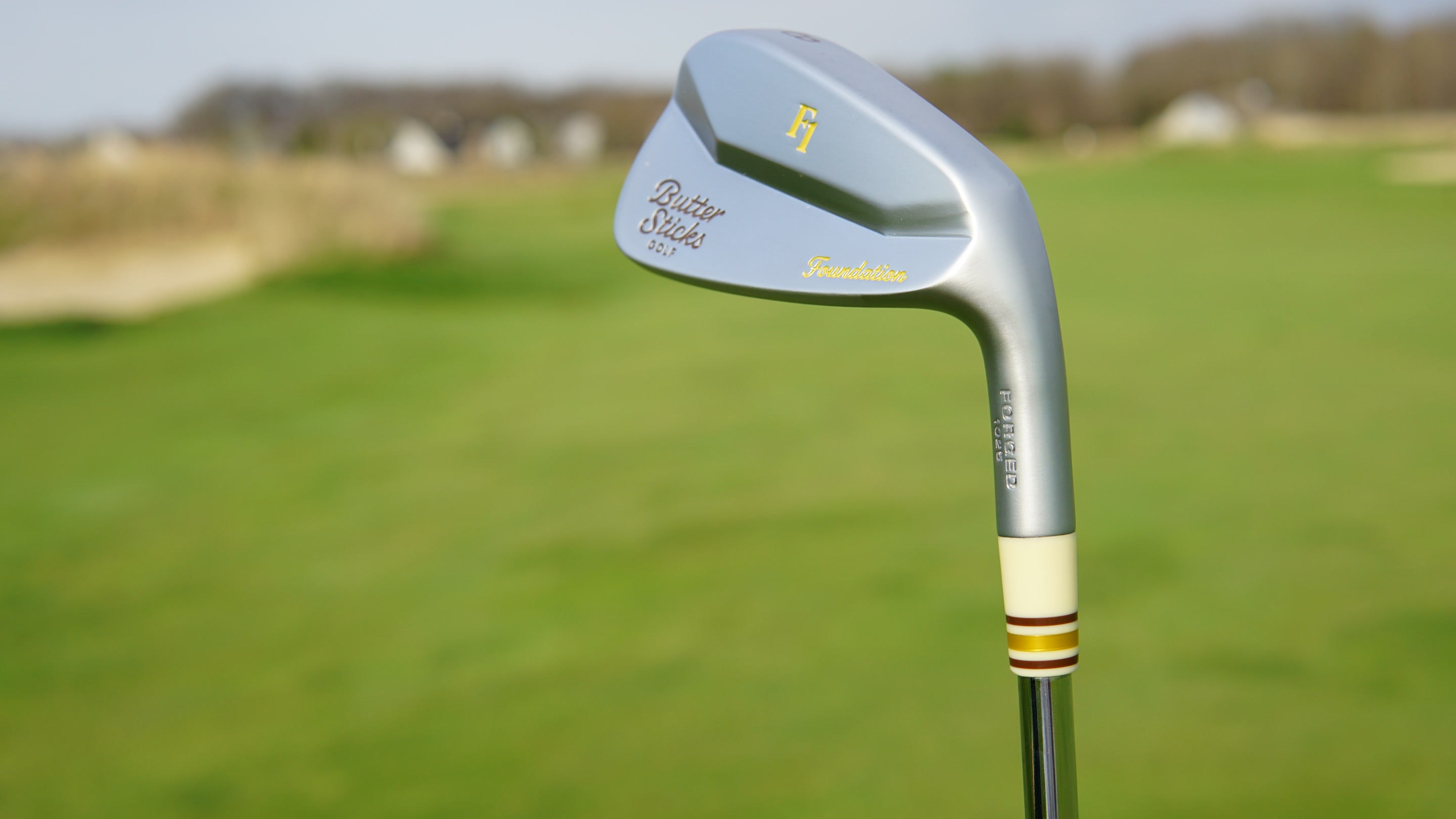 Butter Sticks Golf F1 iron on the course